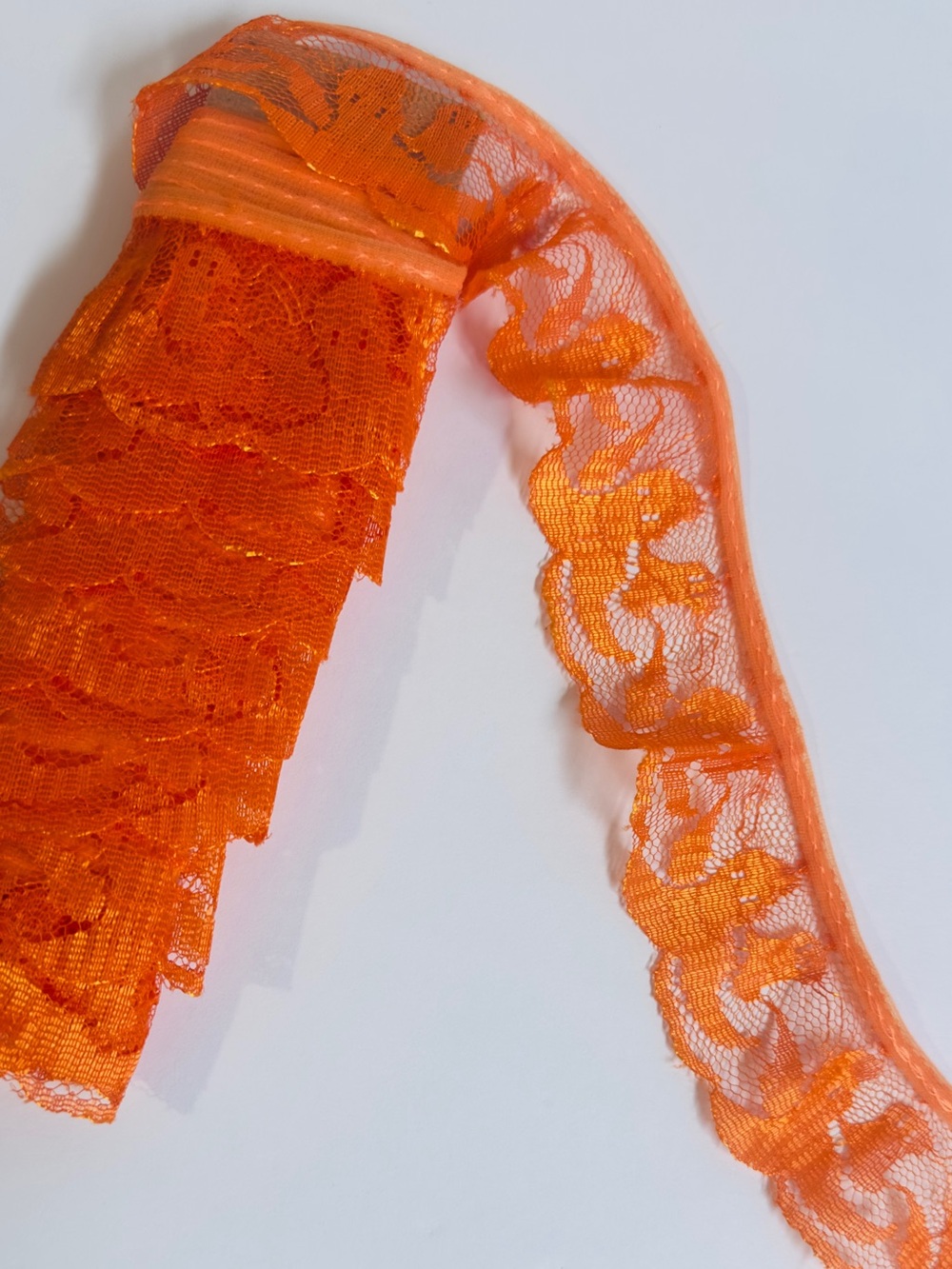 Halloween Ghost Scalloped Edge Lace Polyester 1.5” wide price per 9 yards